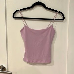 Lined skinny strap cami in pink - size XXS/XS